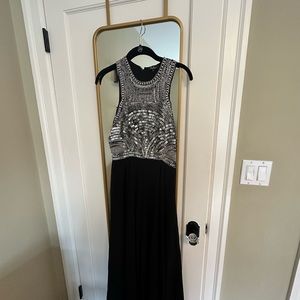 Parker black tie dress worn once